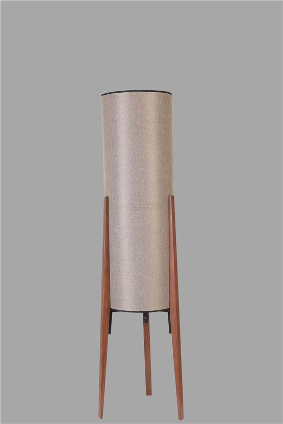 Lumexx Navas Ceviz Lambader Koyu Hasır Abajurlu