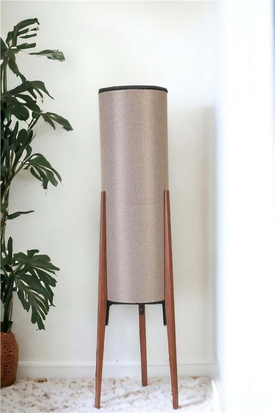 Lumexx Navas Ceviz Lambader Koyu Hasır Abajurlu