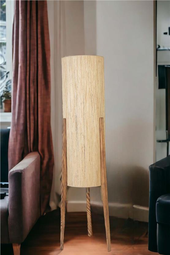 Lumexx Navas Yanık Lambader Bambu 010 Abajurlu