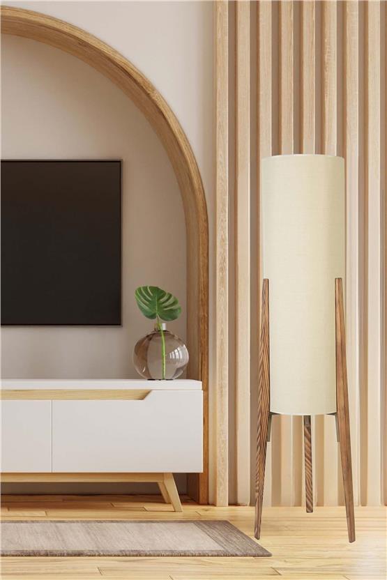 Lumexx Navas Yanık Lambader Bambu 05 Abajurlu