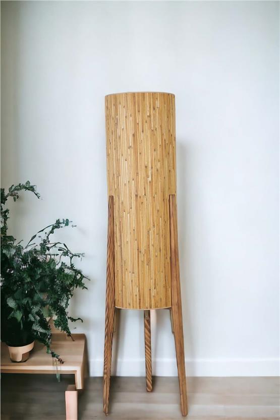 Lumexx Navas Yanık Lambader Bambu 07 Abajurlu