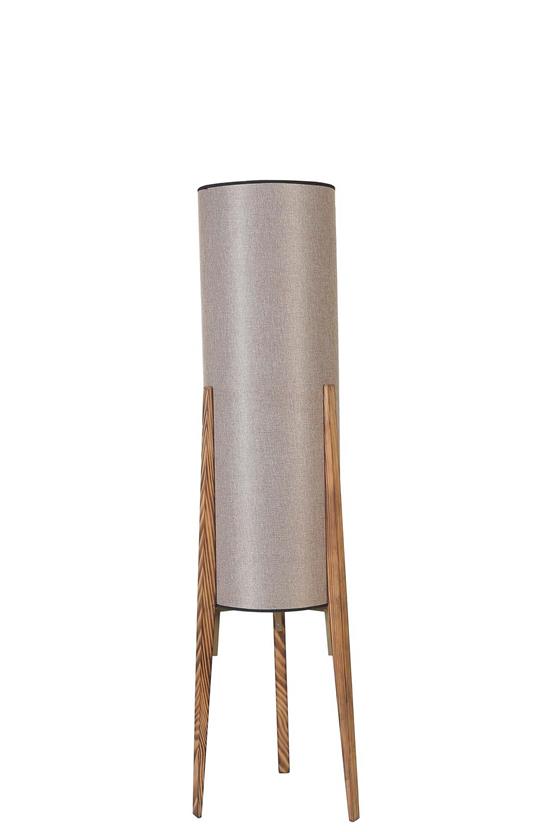 Lumexx Navas Yanık Lambader Koyu Hasır Abajurlu