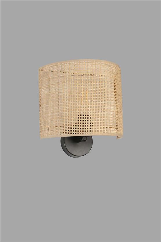 Lumexx Örgülü Rattan Abajurlu Oval Aplik