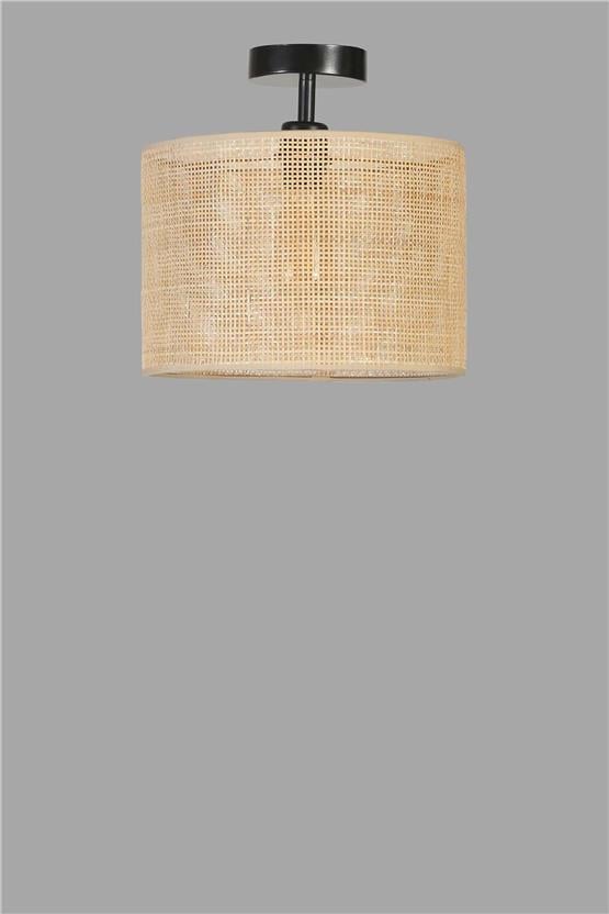 Lumexx Örgülü Rattan Abajurlu Plafonyer Avize