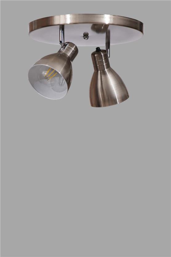 Lumexx Otis 2 Li Tepsili Mat Krom Plafonyer Avize