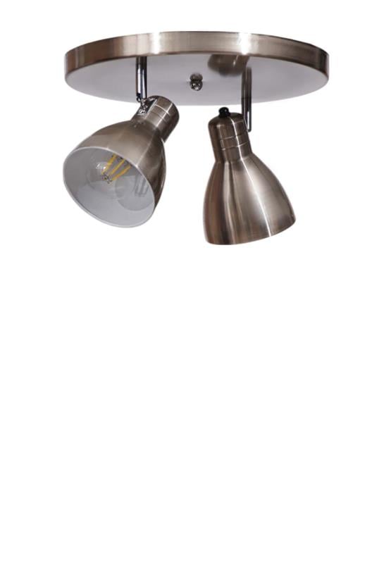 Lumexx Otis 2 Li Tepsili Mat Krom Plafonyer Avize