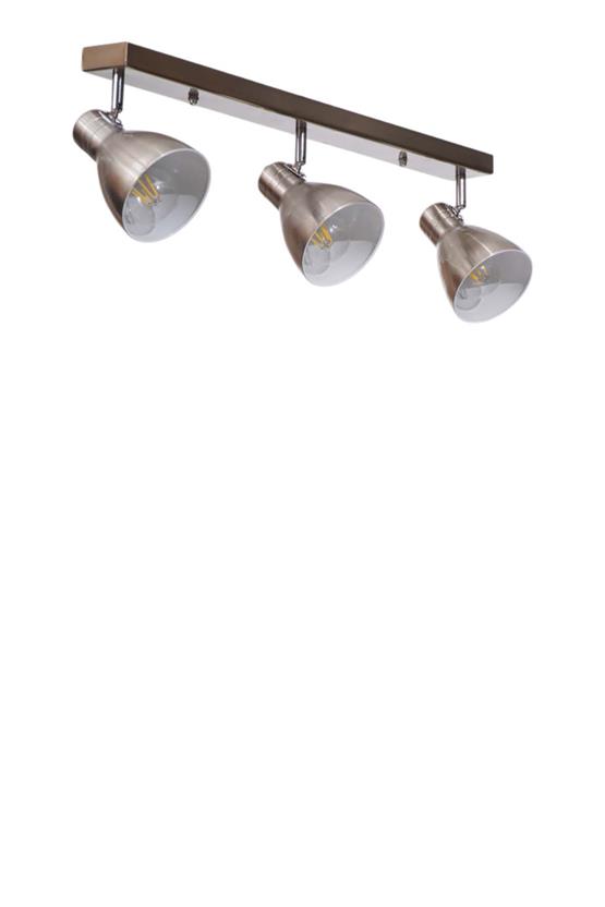 Lumexx Otis 3 Lü Sıralı Mat Krom Plafonyer Avize