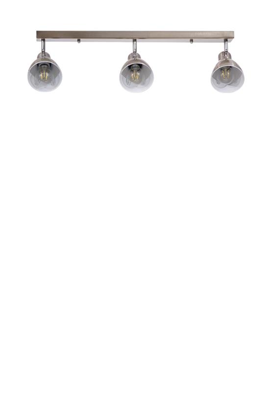 Lumexx Otis 3 Lü Sıralı Mat Krom Plafonyer Avize