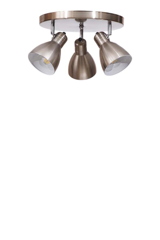 Lumexx Otis 3 Lü Tepsili Mat Krom Plafonyer Avize