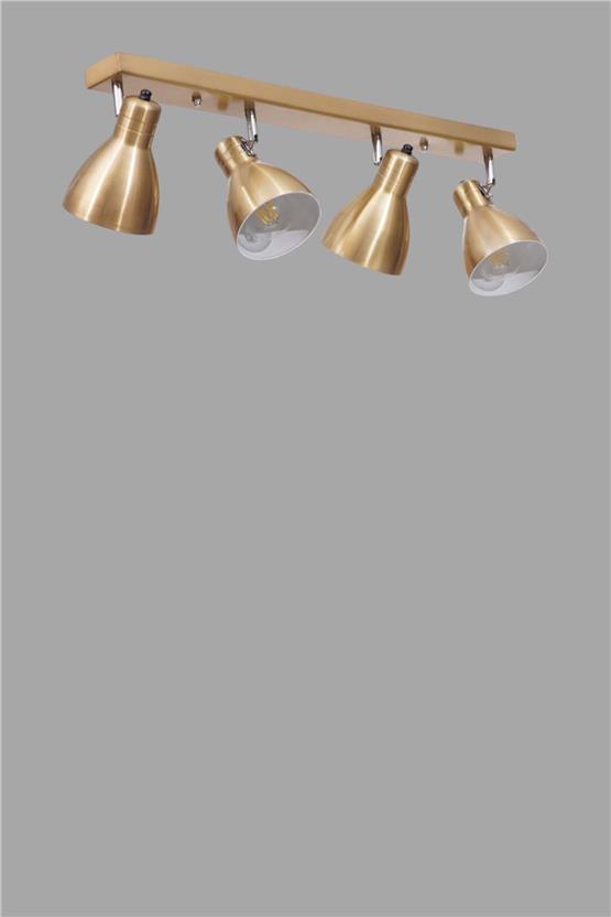 Lumexx Otis 4 Lü Sıralı Eskitme Plafonyer Avize