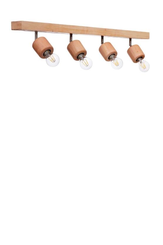 Lumexx Pamela 4 Lü Sıralı Naturel Plafonyer Avize