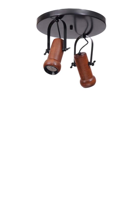 Lumexx Pascal 2 Li Tepsili Ceviz Plafonyer Avize