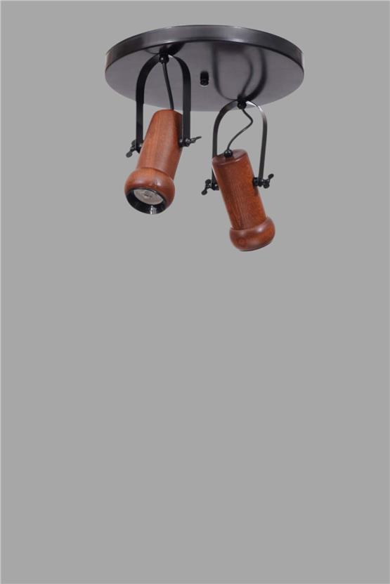 Lumexx Pascal 2 Li Tepsili Ceviz Plafonyer Avize