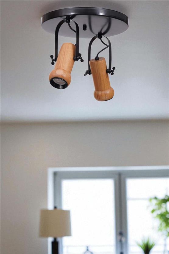 Lumexx Pascal 2 Li Tepsili Naturel Plafonyer Avize