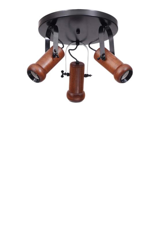 Lumexx Pascal 3 Lü Tepsili Ceviz Plafonyer Avize