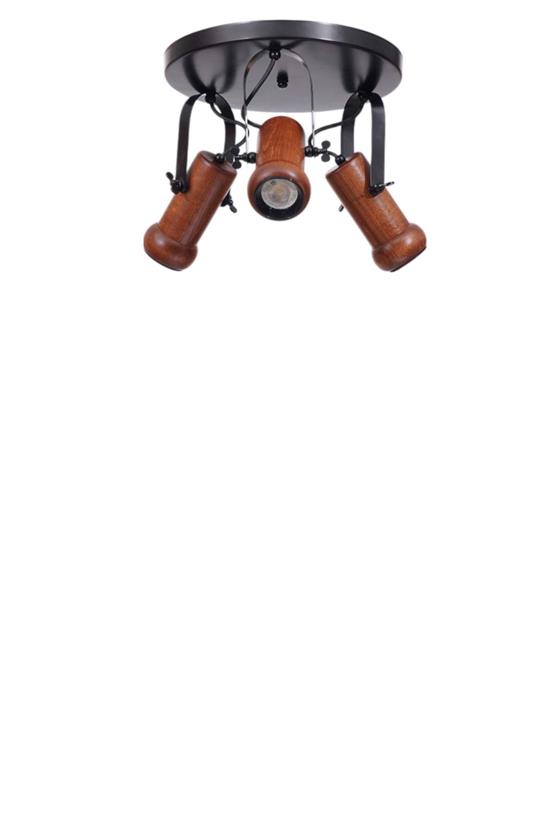 Lumexx Pascal 3 Lü Tepsili Ceviz Plafonyer Avize