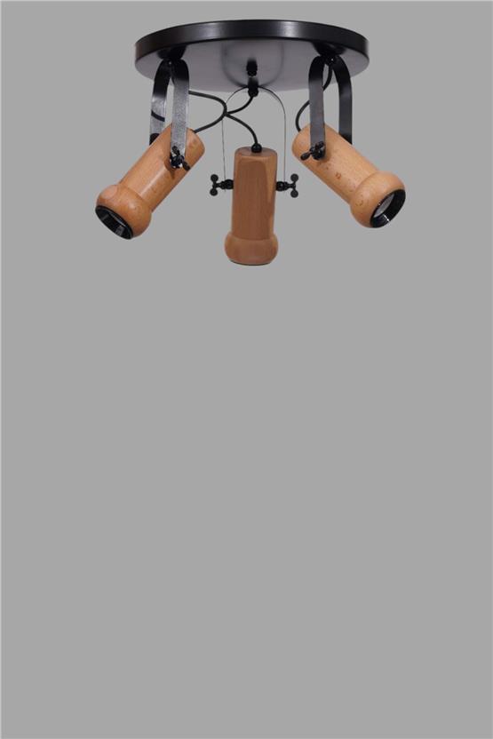 Lumexx Pascal 3 Lü Tepsili Naturel Plafonyer Avize