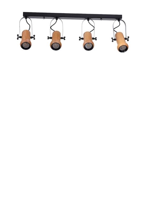 Lumexx Pascal 4 Lü Sıralı Naturel Plafonyer Avize