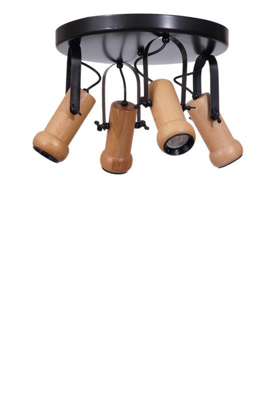 Lumexx Pascal 4 Lü Tepsili Naturel Plafonyer Avize