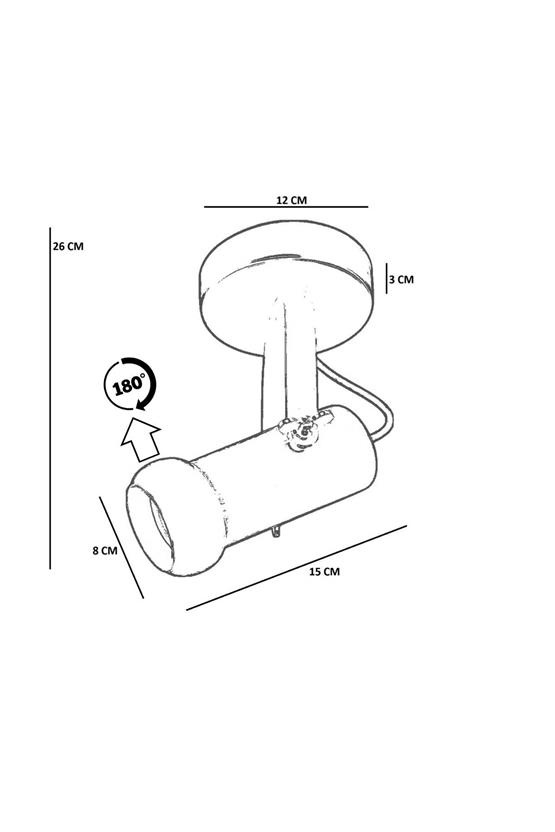Lumexx Pascal Tekli Ceviz Plafonyer Avize