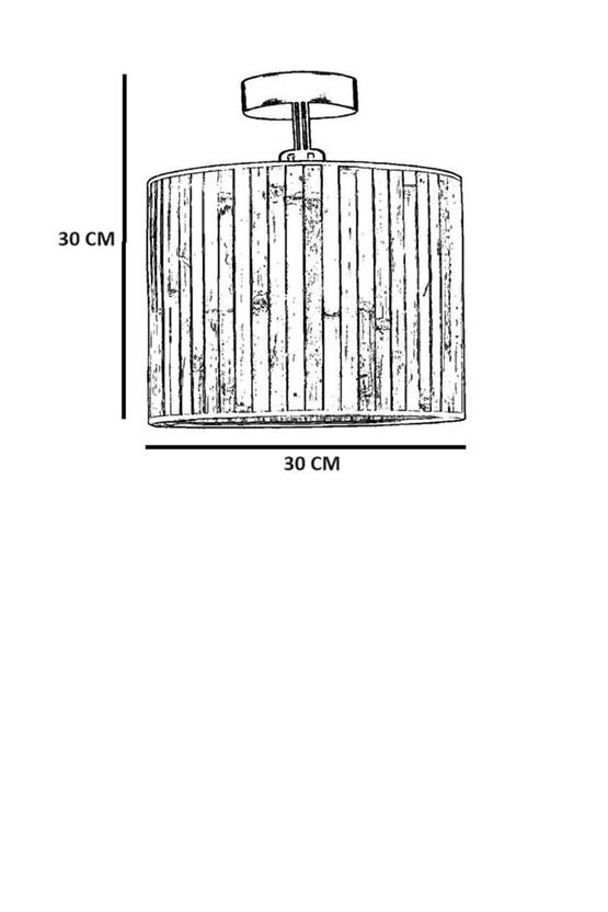 Lumexx Petek Abajurlu Plafonyer Avize
