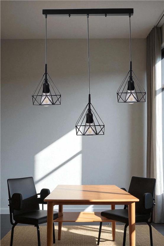 Lumexx Pramit 3 Lü Sıralı Siyah Sarkıt