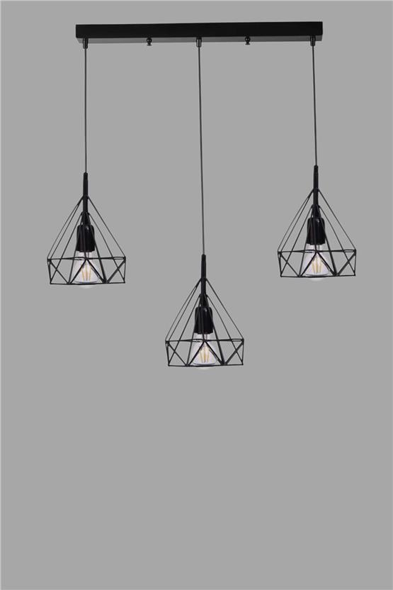 Lumexx Pramit 3 Lü Sıralı Siyah Sarkıt