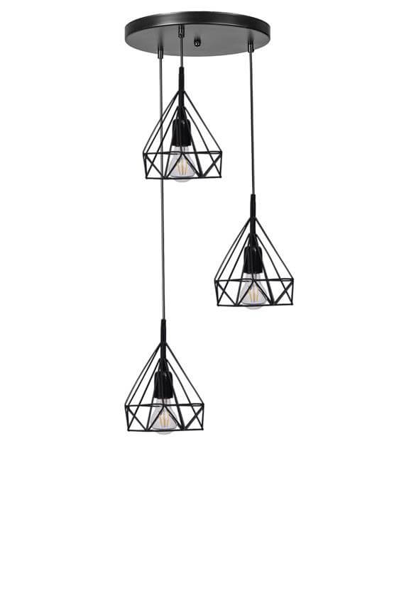 Lumexx Pramit 3 Lü Tepsili Siyah Sarkıt