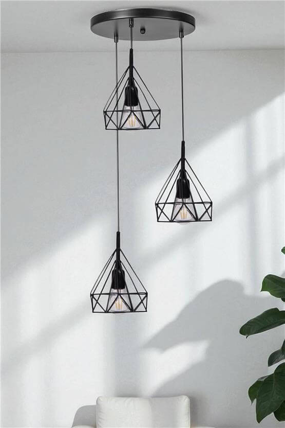 Lumexx Pramit 3 Lü Tepsili Siyah Sarkıt