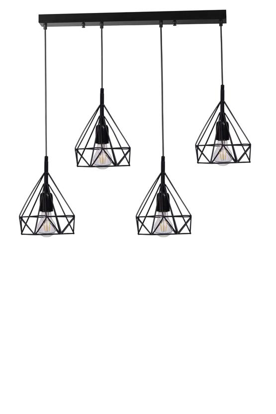 Lumexx Pramit 4 Lü Sıralı Siyah Sarkıt