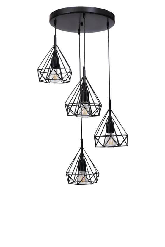 Lumexx Pramit 4 Lü Tepsili Siyah Sarkıt