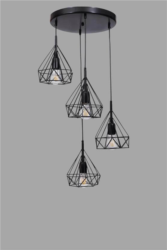 Lumexx Pramit 4 Lü Tepsili Siyah Sarkıt