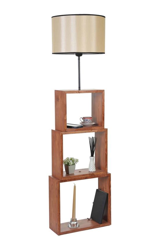 Lumexx Puzzle Ceviz Lambader 15-3 Abajurlu