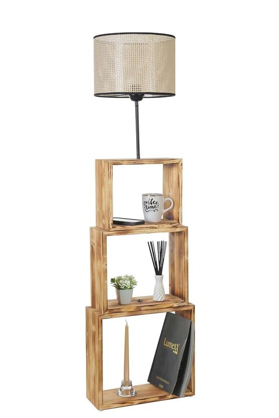 Lumexx Puzzle Yanık Lambader Petek Abajurlu