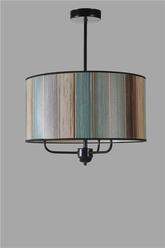 Lumexx Renkli Abajurlu 3 Lü Sarkıt Avize