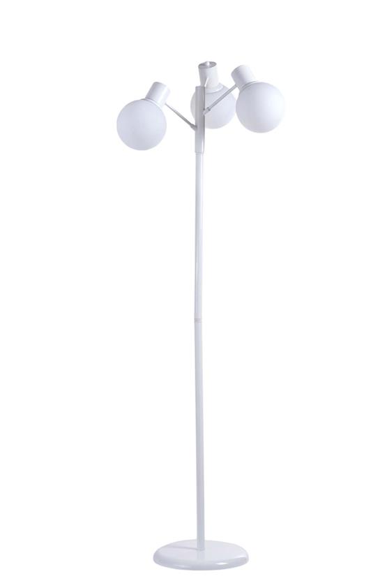 Lumexx Safir 3 Lü Beyaz Lambader Beyaz Camlı
