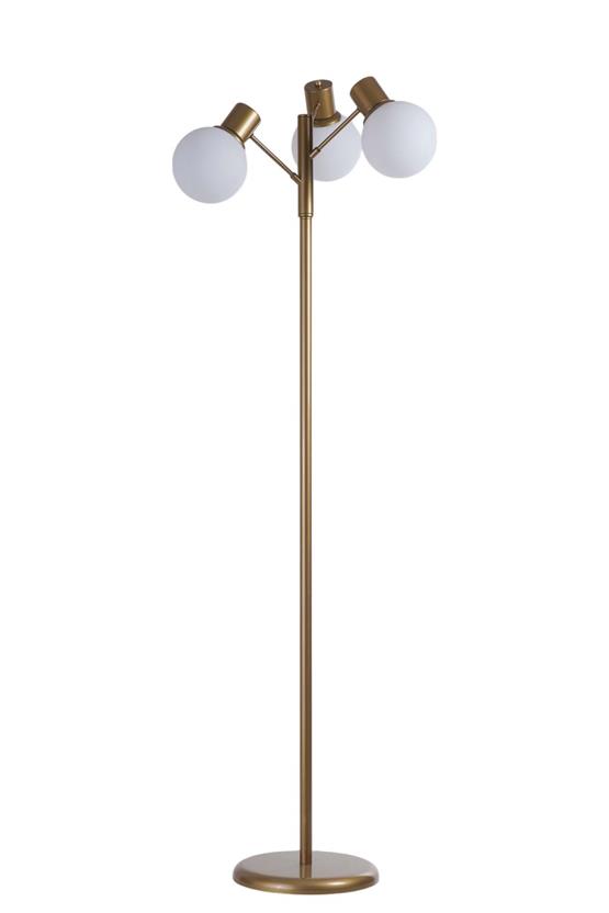 Lumexx Safir 3 Lü Eskitme Lambader Beyaz Camlı