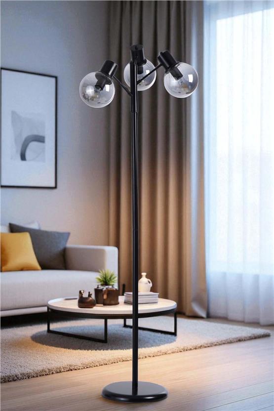 Lumexx Safir 3 Lü Siyah Lambader Füme Camlı
