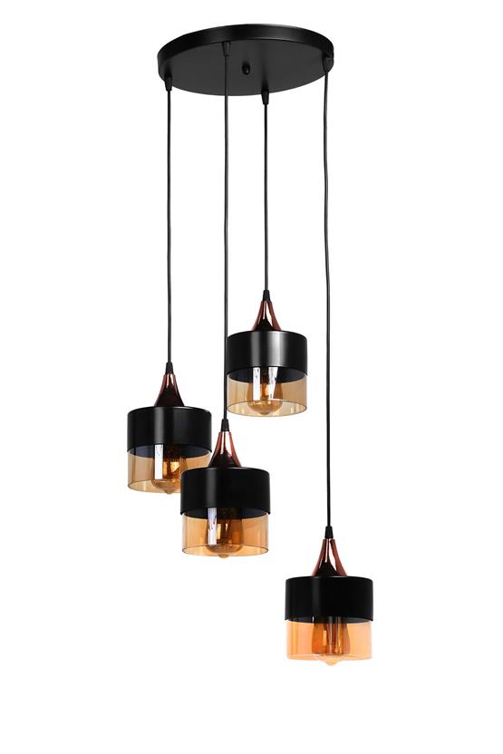 Lumexx Sahra 4 Lü Tepsili Sarkıt Siyah