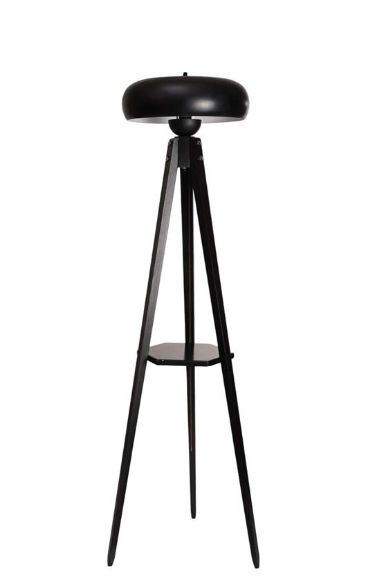 Lumexx Sehbalı Tripod Siyah Lambader Smith Siyah Başlıklı