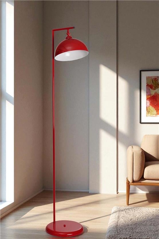 Lumexx Smart Kırmızı Retro Başlıklı Lambader