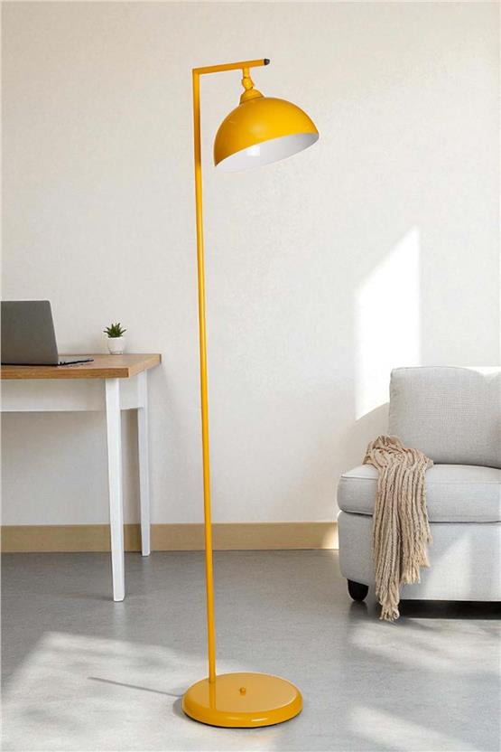 Lumexx Smart Sarı Retro Başlıklı Lambader