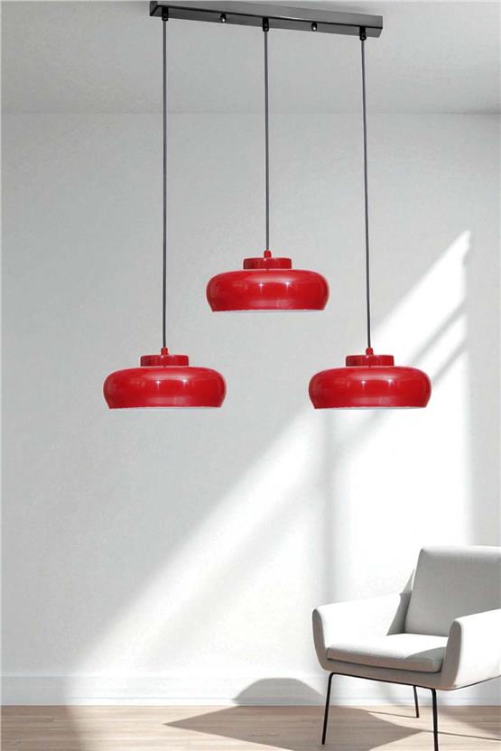 Lumexx Smith 3 Lü Sıralı Kırmızı Sarkıt