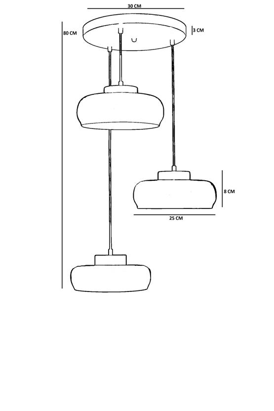 Lumexx Smith 3 Lü Tepsili Eskitme Sarkıt