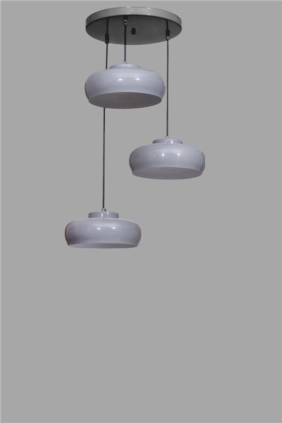 Lumexx Smith 3 Lü Tepsili Gri Sarkıt