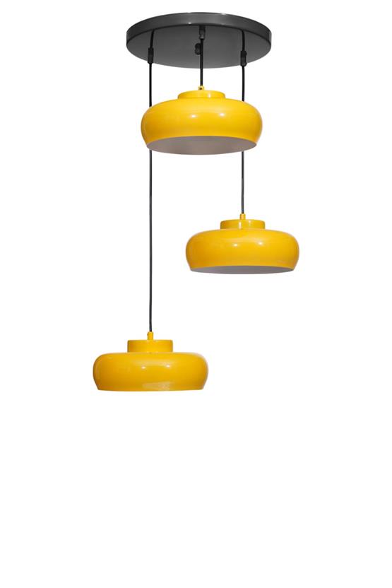 Lumexx Smith 3 Lü Tepsili Sarı Sarkıt