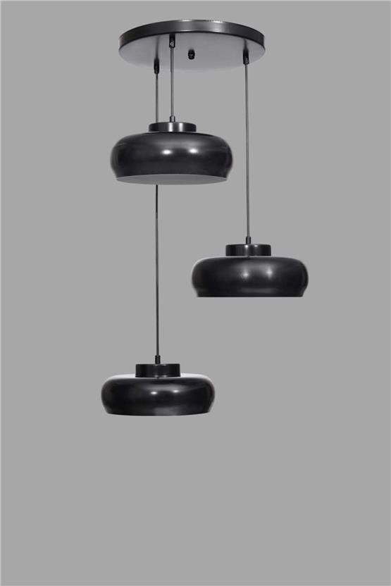 Lumexx Smith 3 Lü Tepsili Siyah Sarkıt