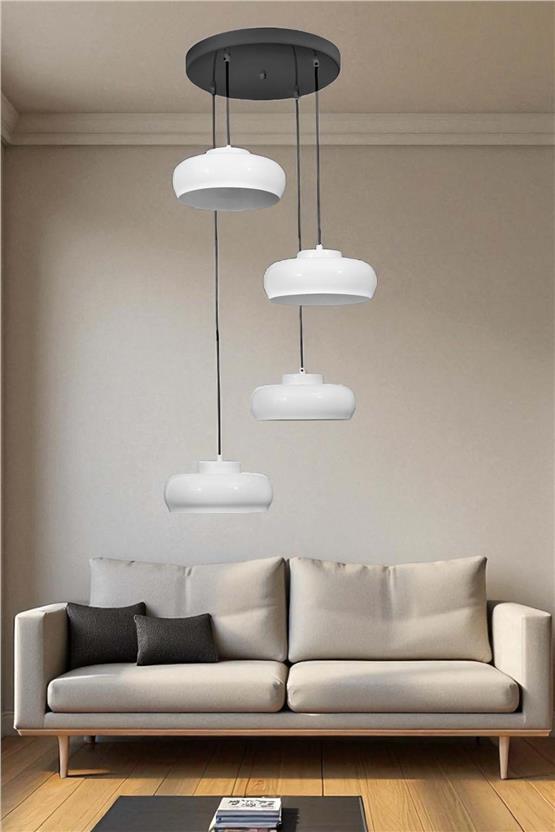 Lumexx Smith 4 Lü Tepsili Beyaz Sarkıt