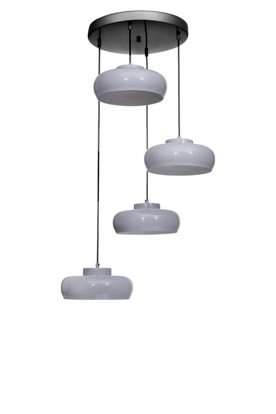 Lumexx Smith 4 Lü Tepsili Gri Sarkıt