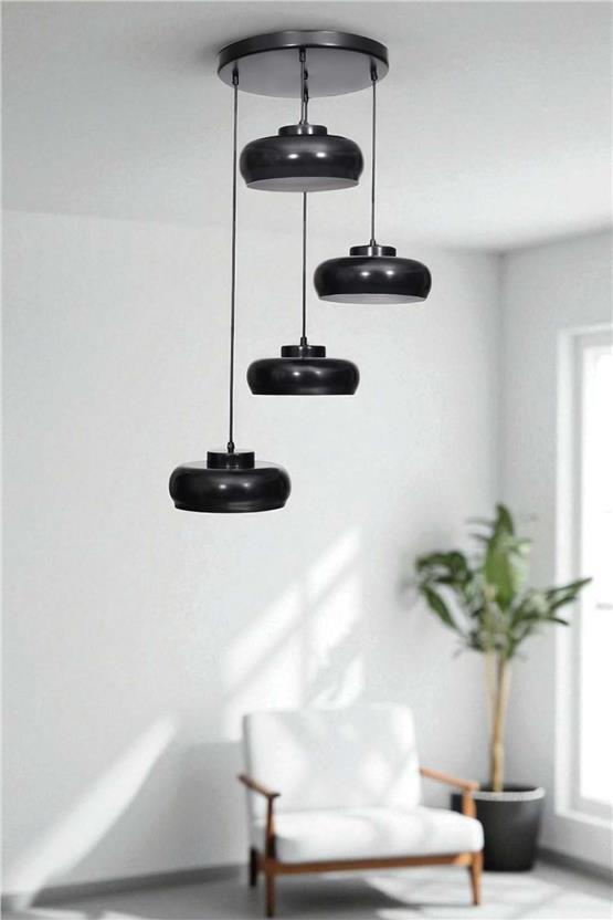 Lumexx Smith 4 Lü Tepsili Siyah Sarkıt